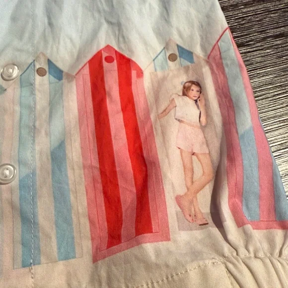 New with tags Lapin House Colorful Sleeveless Button-Up Shirt 5t - Picture 4 of 8